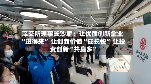 深交所理事长沙雁：让优质创新企业“进得来	” 让创新价值“成长快” 让投资创新“共赢多”-第2张图片