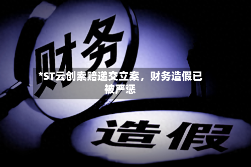 *ST云创索赔递交立案	，财务造假已被严惩-第2张图片