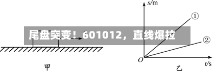 尾盘突变！601012	，直线爆拉-第2张图片