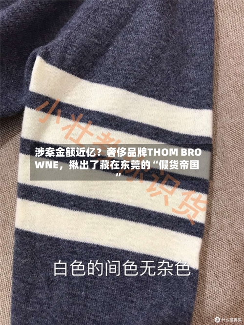 涉案金额近亿？奢侈品牌THOM BROWNE	，揪出了藏在东莞的“假货帝国	”-第2张图片