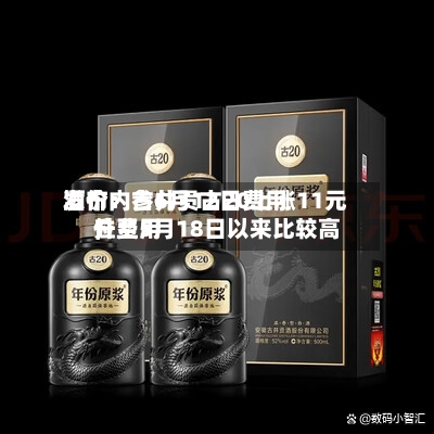 酒价内参6月12日费用发布：古井贡古20上涨11元，费用升至5月18日以来比较高位-第2张图片