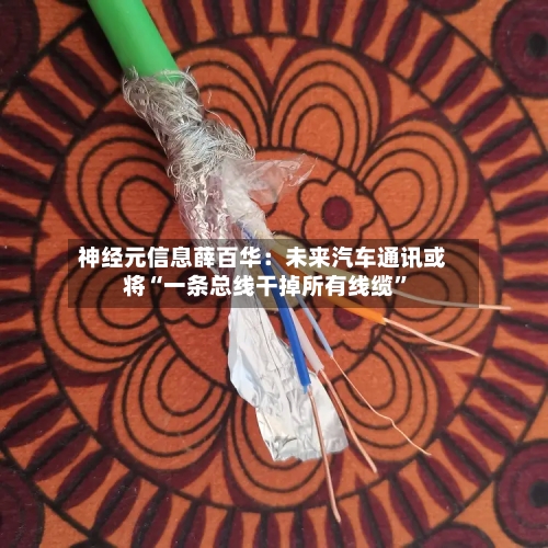 神经元信息薛百华：未来汽车通讯或将“一条总线干掉所有线缆”-第2张图片