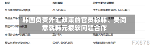 韩国负责外汇政策的官员称韩	、美同意就韩元疲软问题合作-第2张图片