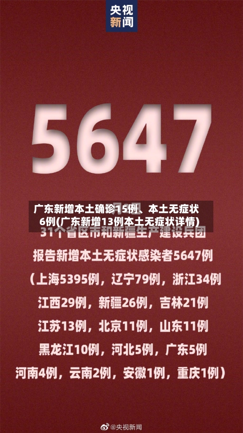 广东新增本土确诊15例	、本土无症状6例(广东新增13例本土无症状详情)-第3张图片