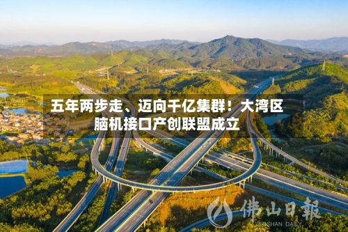 五年两步走、迈向千亿集群！大湾区脑机接口产创联盟成立-第2张图片