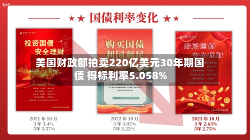 美国财政部拍卖220亿美元30年期国债 得标利率5.058%