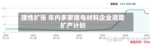 理性扩张 年内多家锂电材料企业调整扩产计划