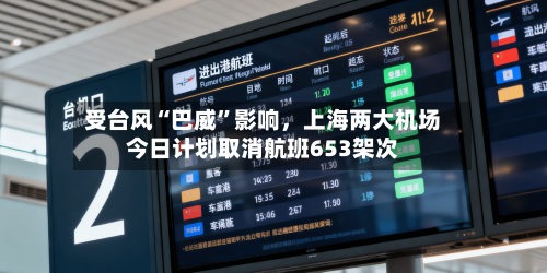 受台风“巴威”影响，上海两大机场今日计划取消航班653架次-第2张图片