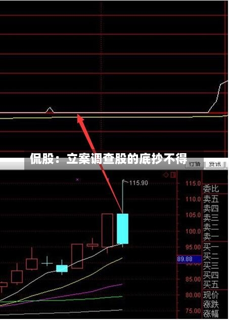 侃股：立案调查股的底抄不得