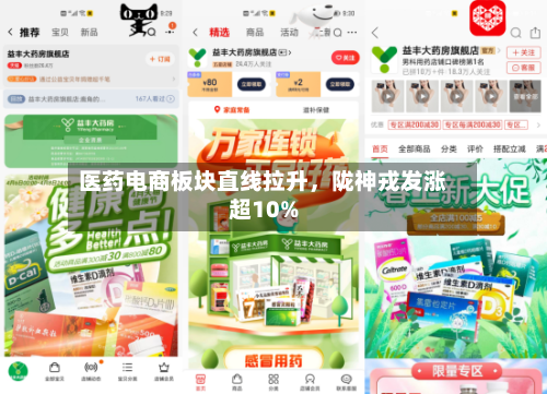 医药电商板块直线拉升，陇神戎发涨超10%-第2张图片