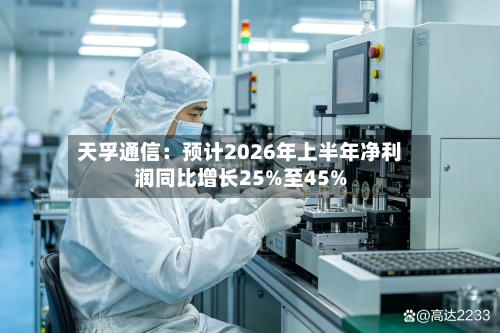 天孚通信:预计2026年上半年净利润同比增长25%至45%