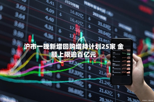 沪市一晚新增回购增持计划25家 金额上限逾百亿元