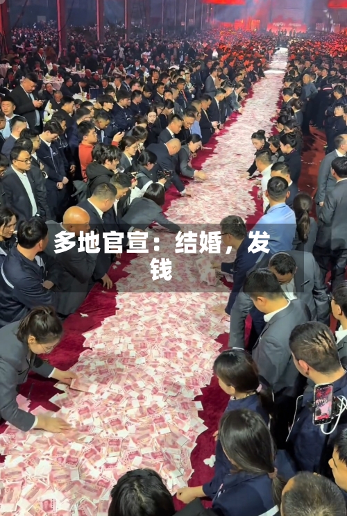 多地官宣：结婚，发钱-第2张图片