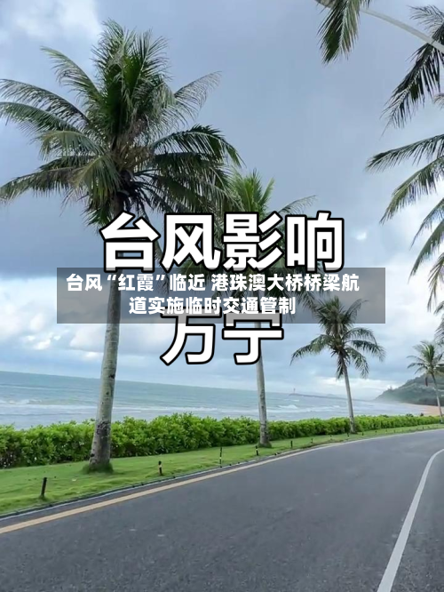 台风“红霞”临近 港珠澳大桥桥梁航道实施临时交通管制-第3张图片