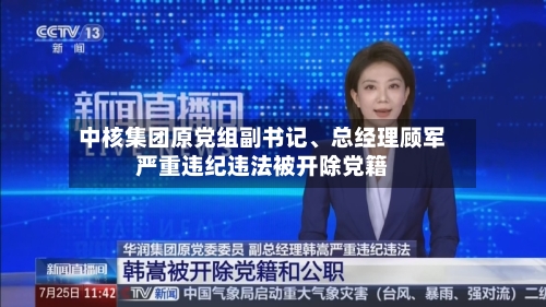 中核集团原党组副书记、总经理顾军严重违纪违法被开除党籍-第2张图片