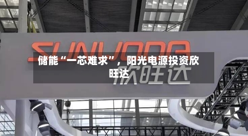 储能“一芯难求”	，阳光电源投资欣旺达-第1张图片