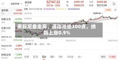 美股尾盘走高	，道指涨逾300点，纳指上涨0.9%-第2张图片