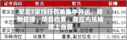 罕见7家投行罚单集中开出，薪酬管理、项目收费、质控内核被摆上台面-第2张图片