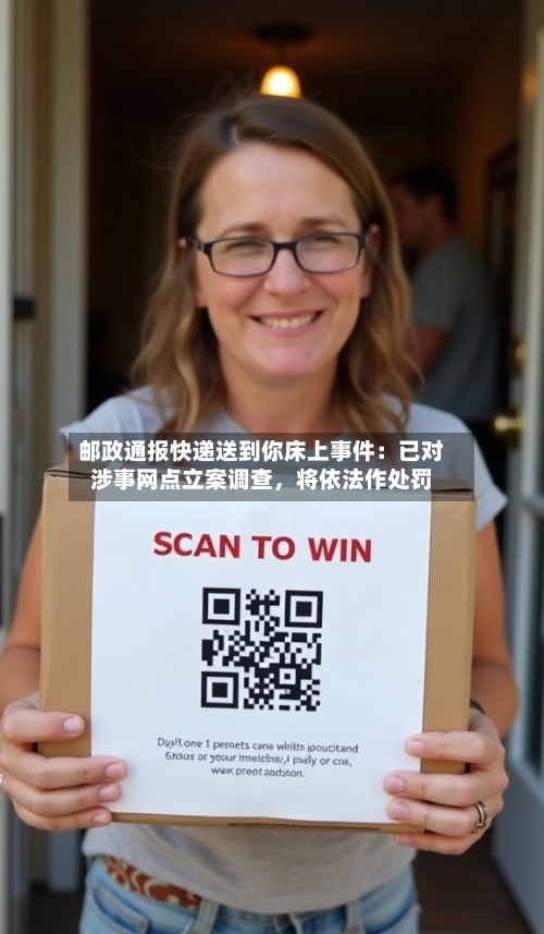 邮政通报快递送到你床上事件：已对涉事网点立案调查	，将依法作处罚-第2张图片