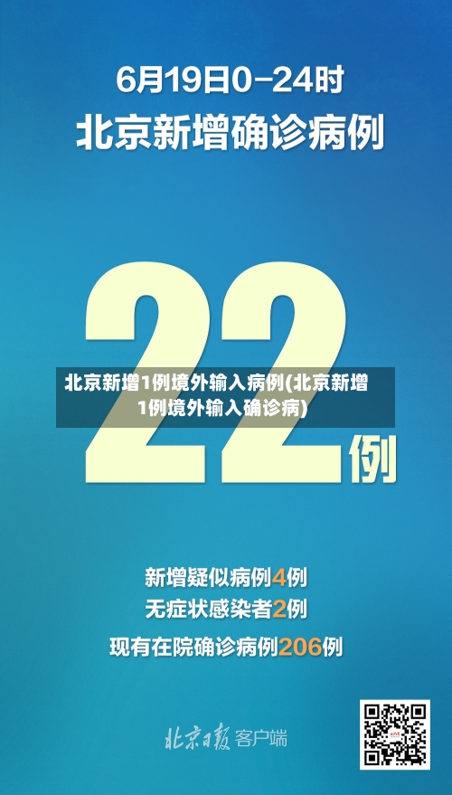 北京新增1例境外输入病例(北京新增1例境外输入确诊病)-第3张图片