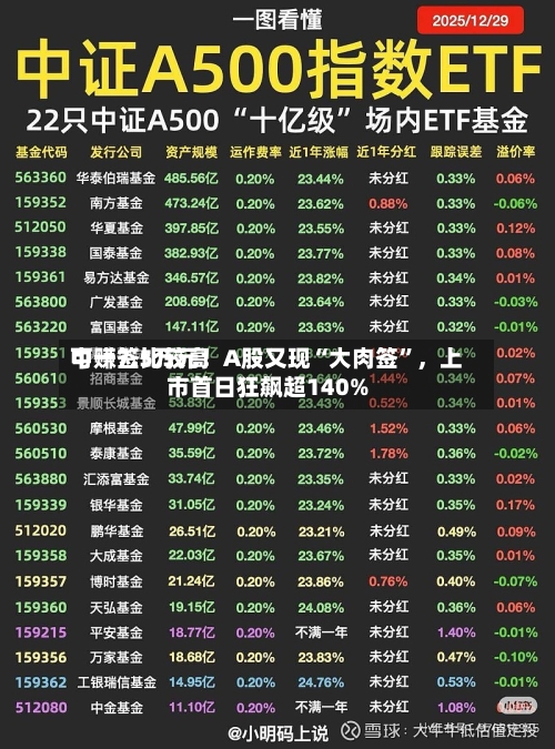 中一签比较高可赚7.5万元！A股又现“大肉签”，上市首日狂飙超140%-第2张图片