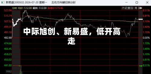 中际旭创、新易盛，低开高走-第2张图片