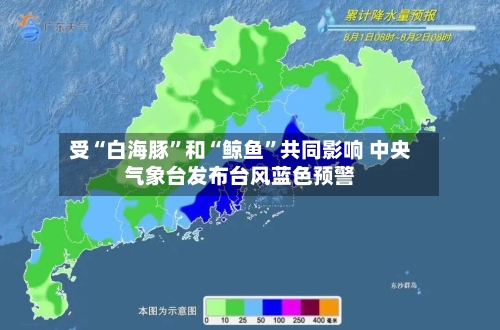 受“白海豚	”和“鲸鱼”共同影响 中央气象台发布台风蓝色预警-第1张图片