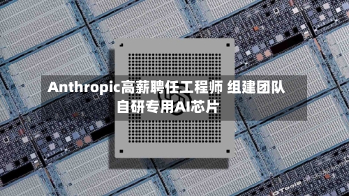Anthropic高薪聘任工程师 组建团队自研专用AI芯片