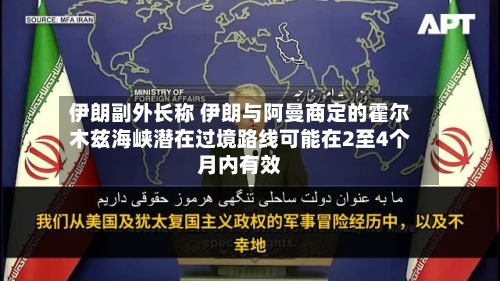 伊朗副外长称 伊朗与阿曼商定的霍尔木兹海峡潜在过境路线可能在2至4个月内有效