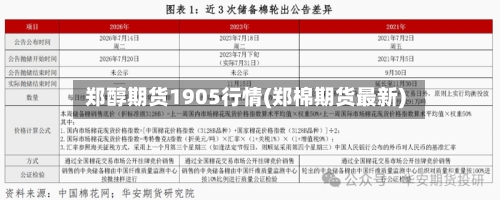 郑醇期货1905行情(郑棉期货最新)-第3张图片
