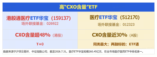 CXO带飞医疗，华宝基金医疗ETF（512170）劲涨3%再创阶段新高！多股涨超10%，凯莱英涨停封板
